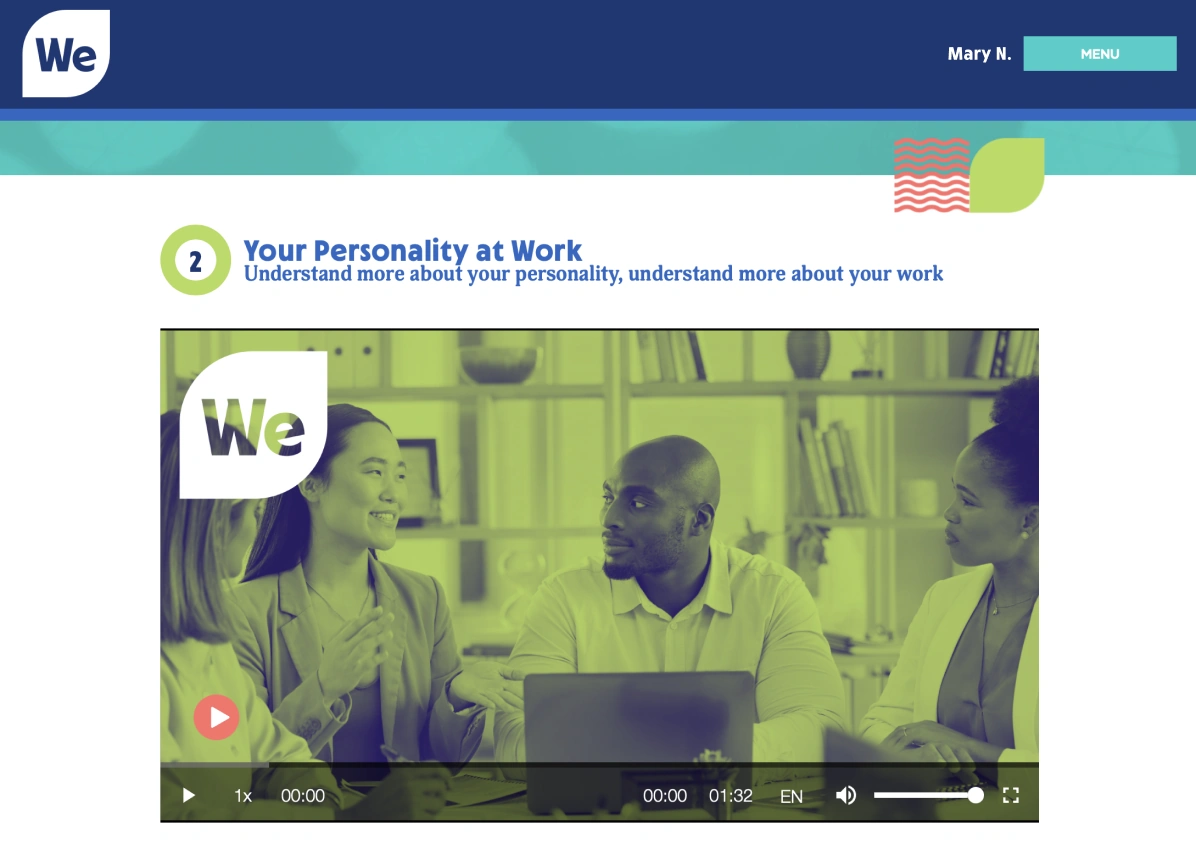 we product dashboard video