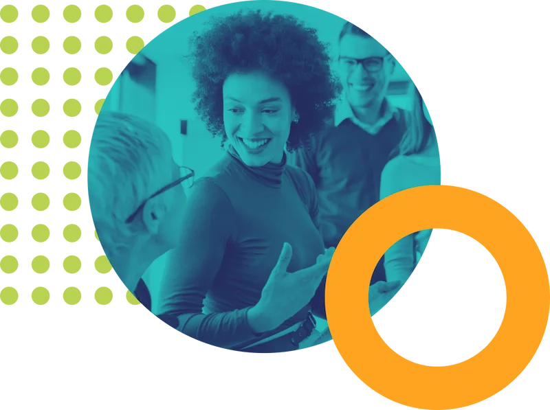 women graphic talking